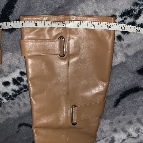 Gianni Bini Camel Leather Boots — 8.5 - Picture 10 of 16